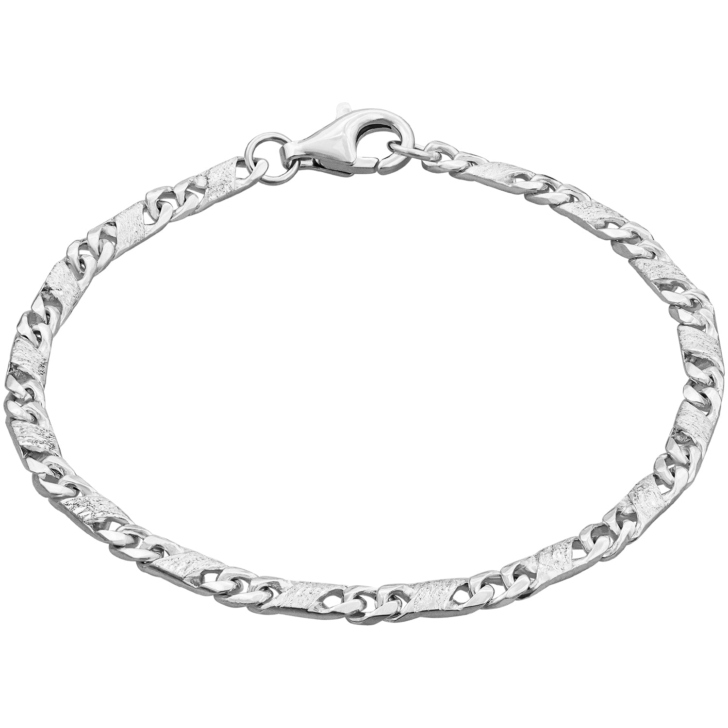 Armband Dollarkette 5,4 mm Silber 