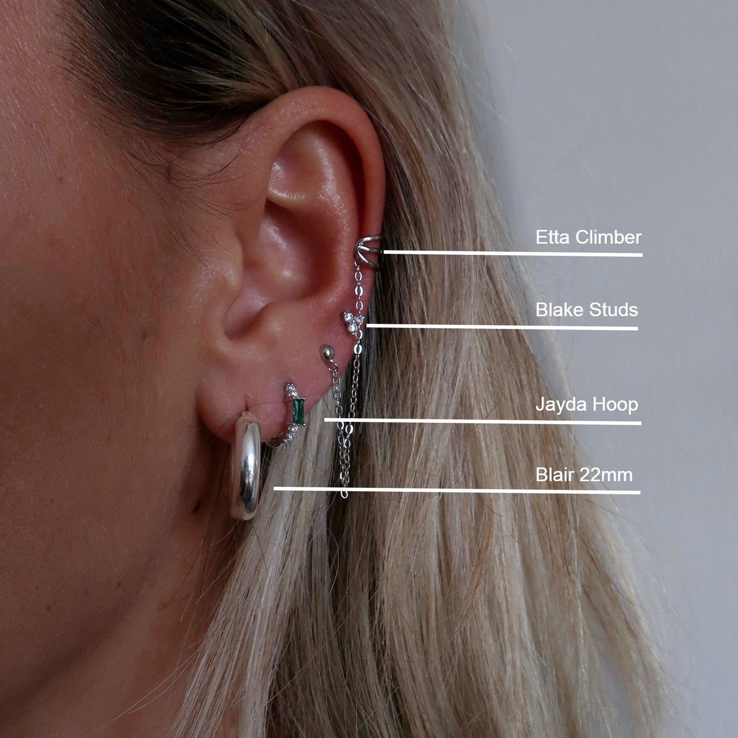 BLAKE-Ohrstecker – verschiedene Farben